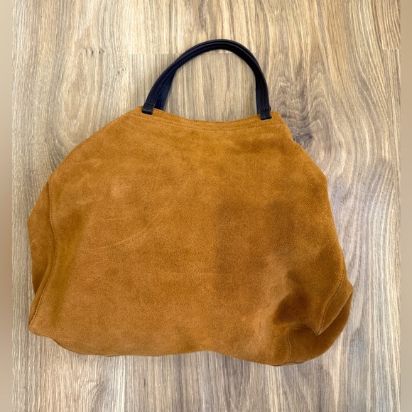 Mark and Graham Brown Suede Leather Boho Bag NWOT - Picture 1 of 7